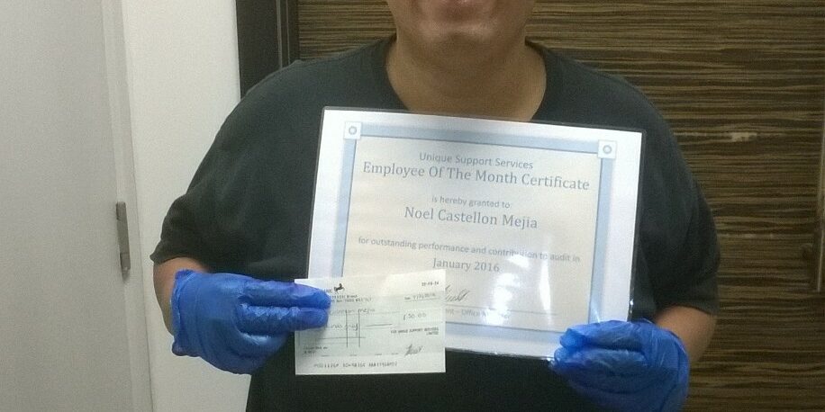 Noel Castellon Jan Employee of Month Noel Castellon