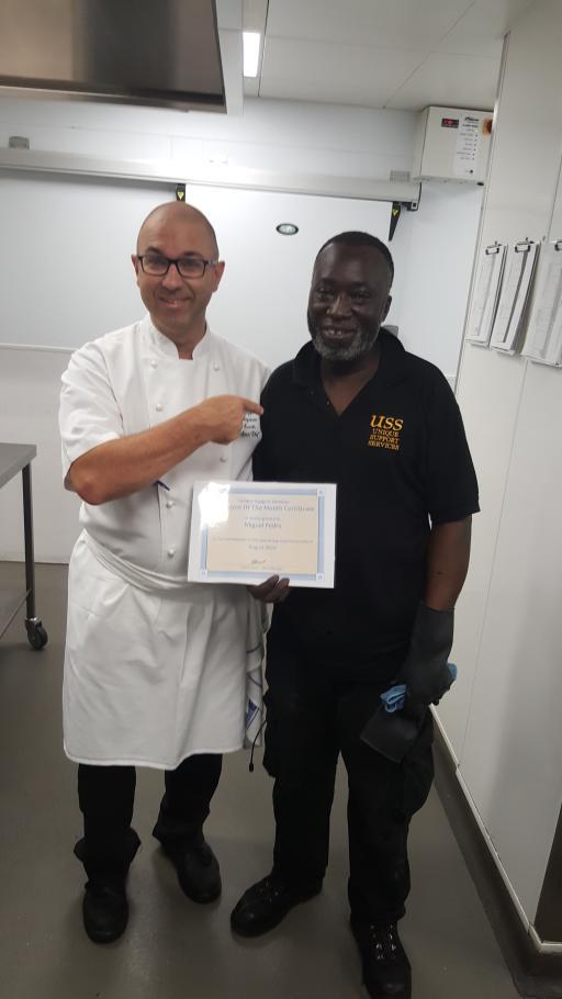 Miguel Pedro Aug Employee of Month Miguel Pedro