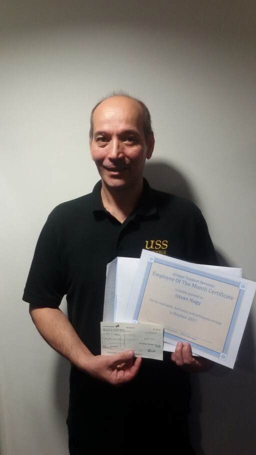 Istvan Nagy Oct Employee of Month Istvan Nagy Oct