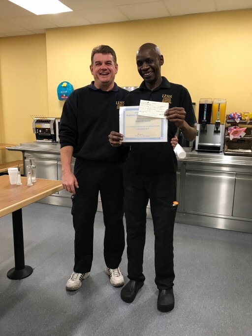 Housman Gueyne Nov Employee of Month Housman Gueyne