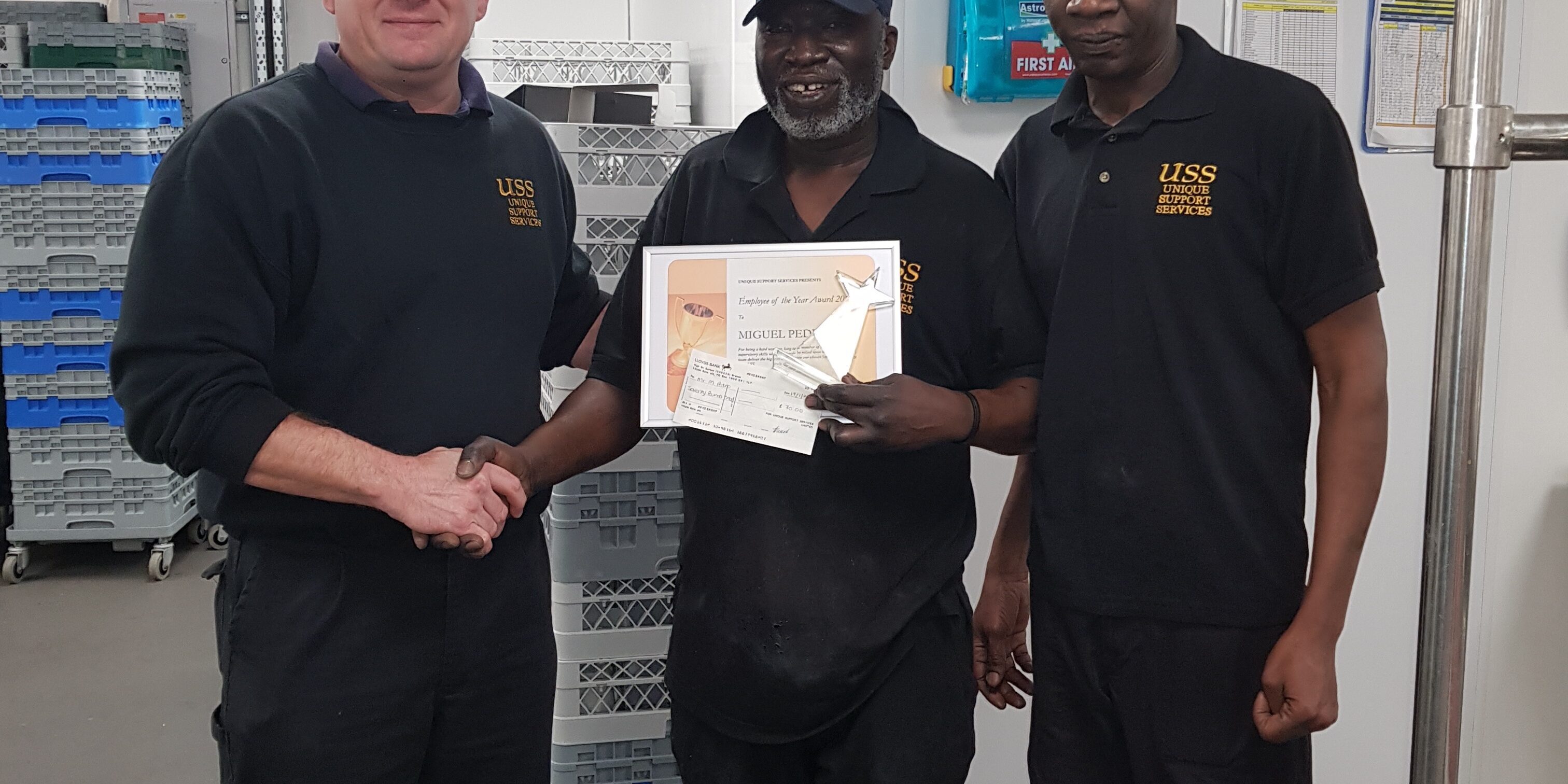 Miguel Pedro Employee of Year 2017 Employee