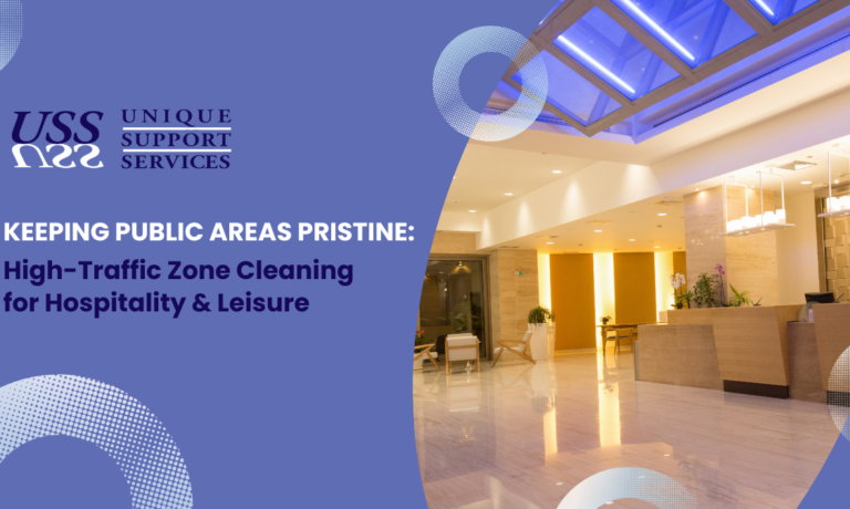 cleaning high traffic areas